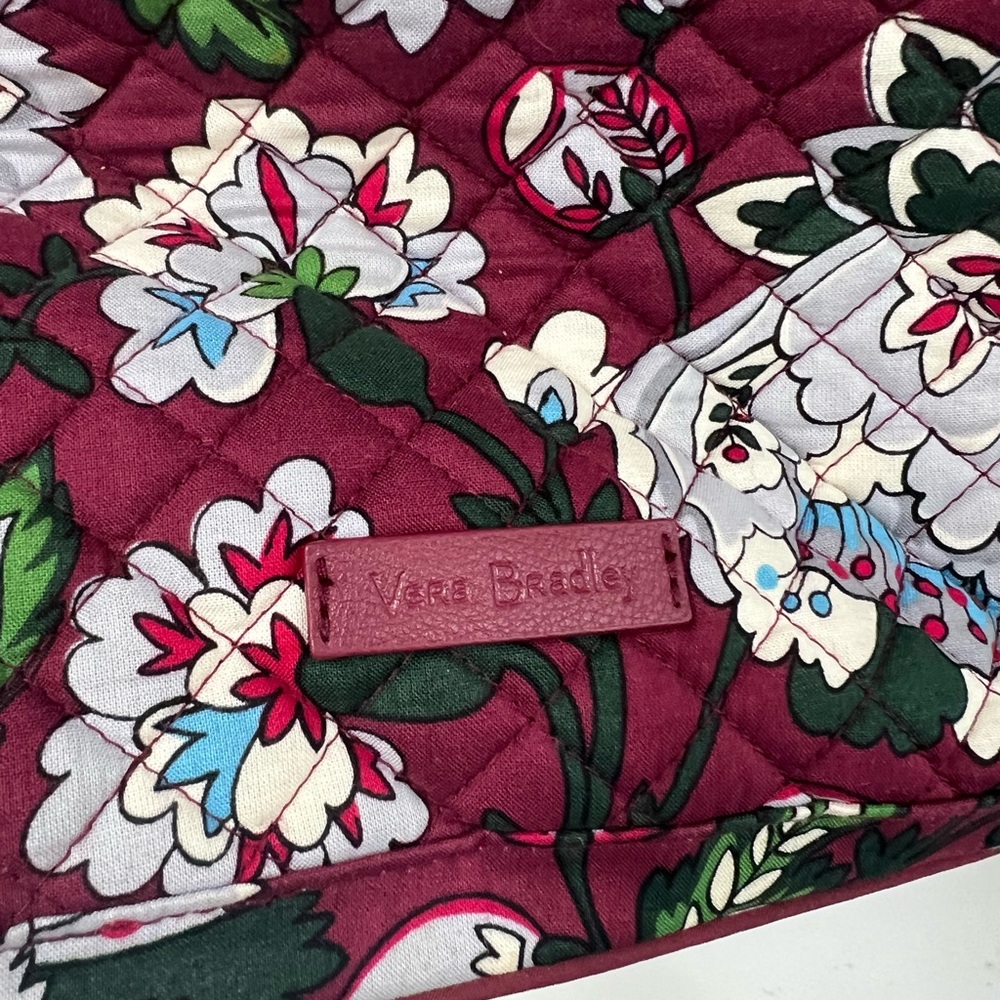 Vera Bradley Iconic Triple zip hipster purse - Picture 9 of 12